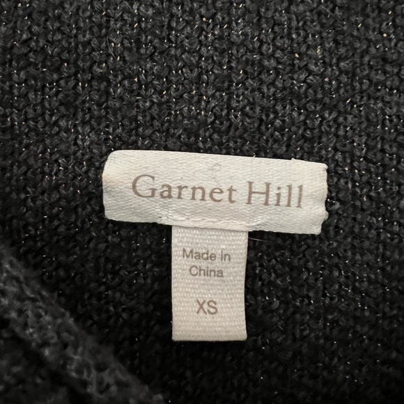 Garnet Hill Rollneck Shimmering Vine Sweater - Picture 5 of 6